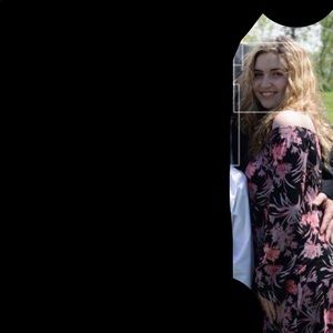 Pink and Black floral flowy dress